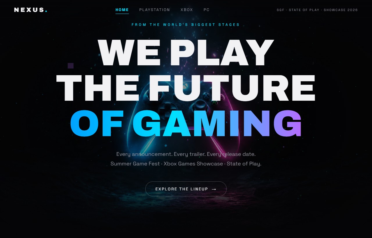 NEXUS, The Future of Gaming